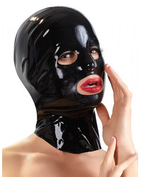 Kopfmaske aus Latex mit Öffnungen